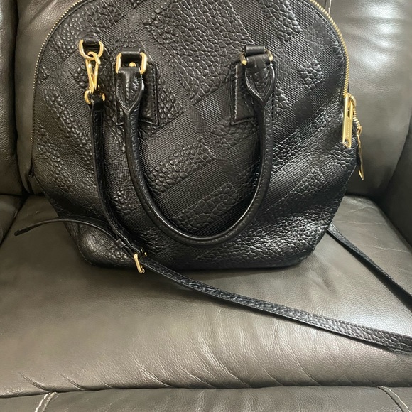 Burberry Orchard Embossed Satchel - Picture 7 of 13